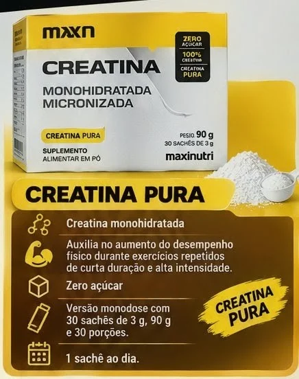 Creatina MXN Pura Monodose Sachê