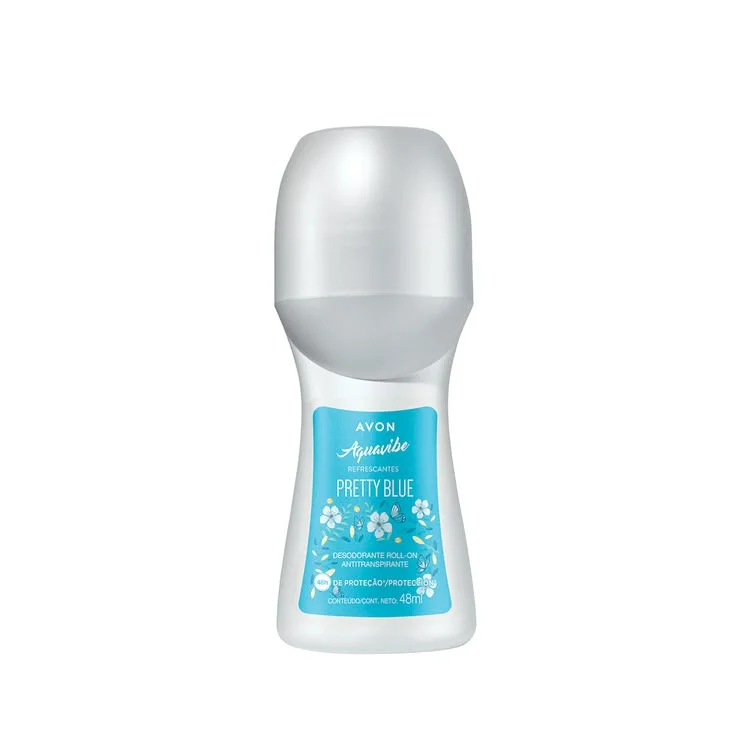 Desodorante Roll-on Antitranspirante Avon Aquavibe Pretty Blue