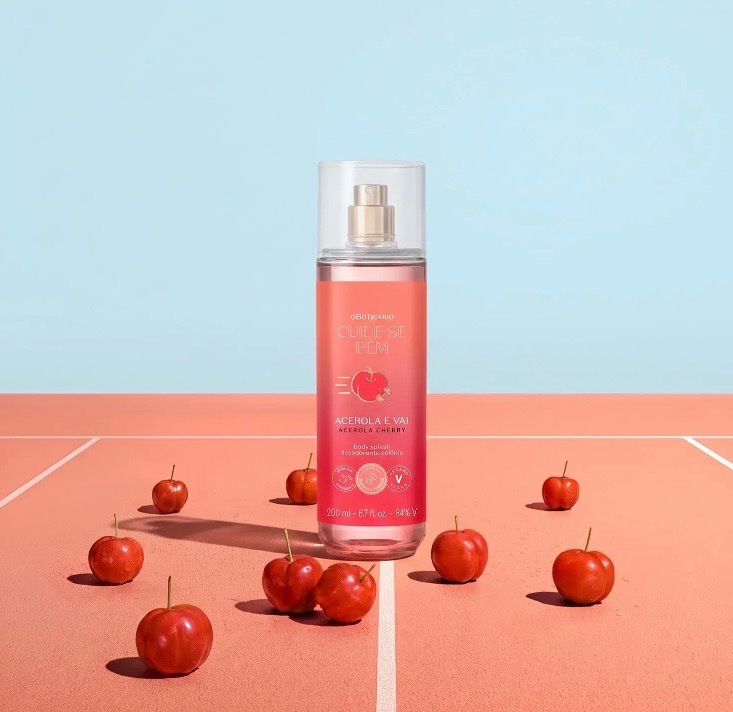 Body Splash Acerola E Vai Cuide-se Bem