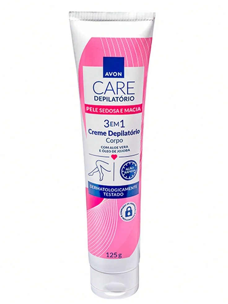 Creme Depilatório para o Corpo Avon Care 3 em 1