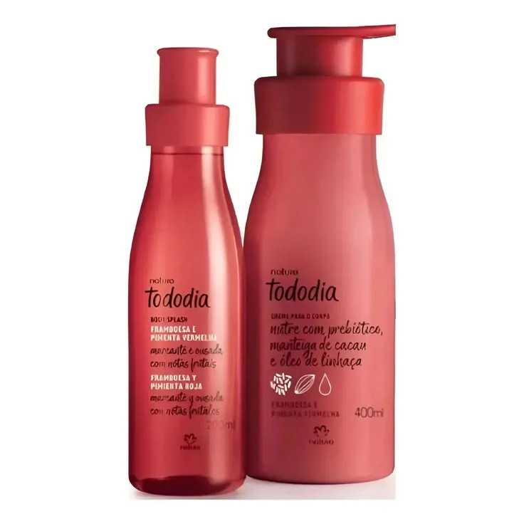 Kit Framboesa e Pimenta Vermelha Body Splash+Hidratante
