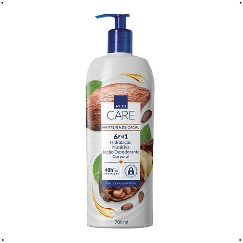 Loção Hidratante Corporal Avon Care Manteiga de Cacau 6 em 1